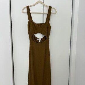 Shona Joy Simone Crossover Midi Dress